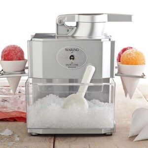 Williams Sonoma Silver Snow Cone Maker